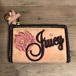 Authentic Juicy Couture Keychain Coin Wallet